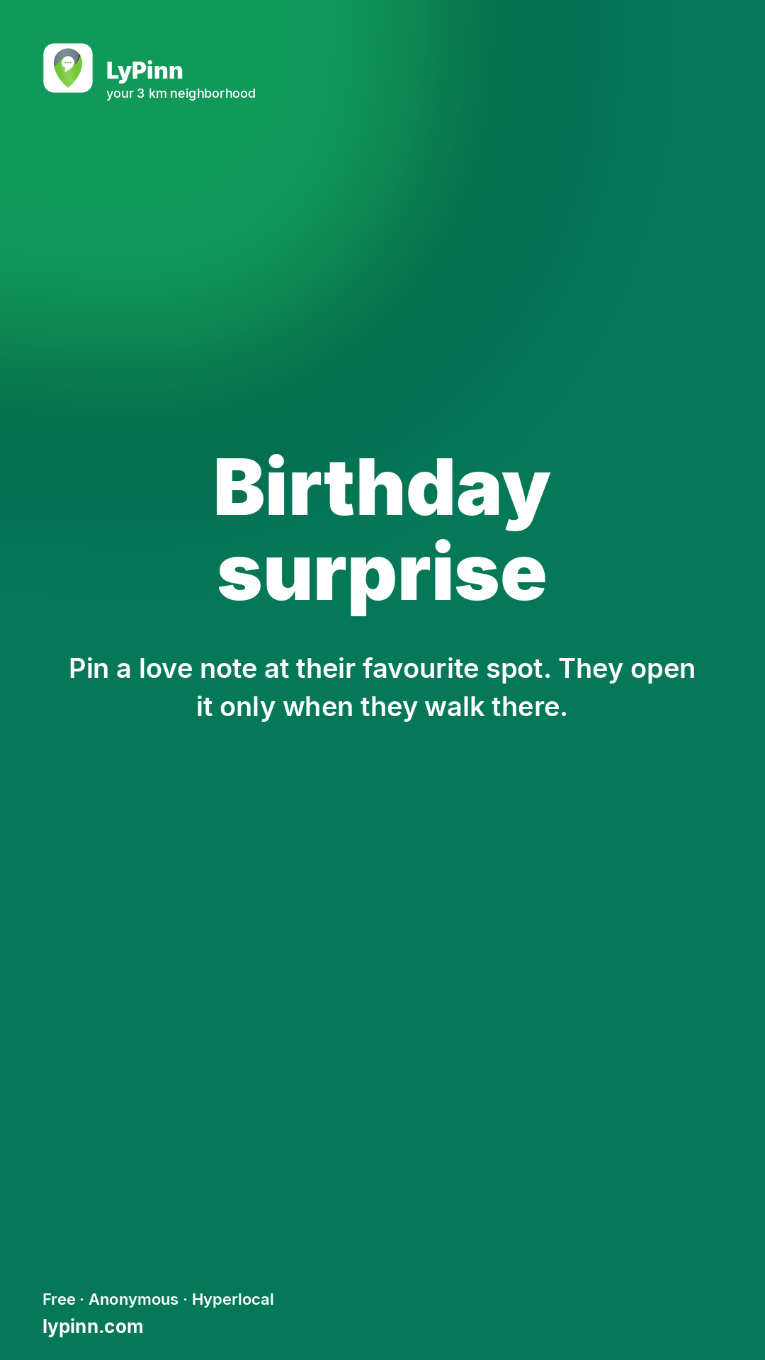 Birthday surprise cover