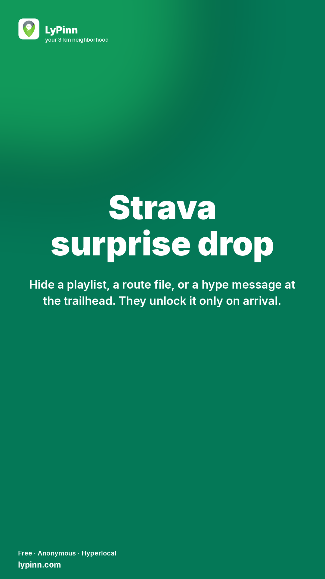Strava surprise drop cover